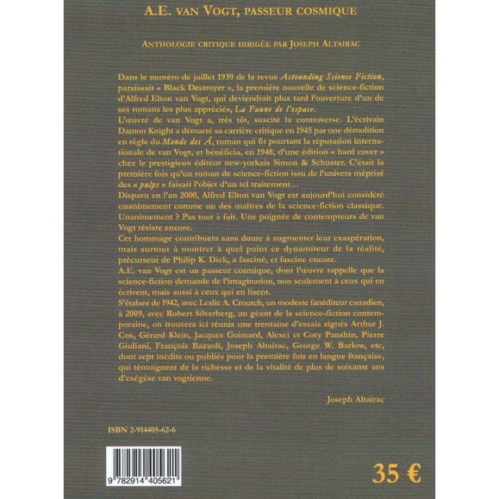 A.E. Van Vogt, Passeur Cosmique