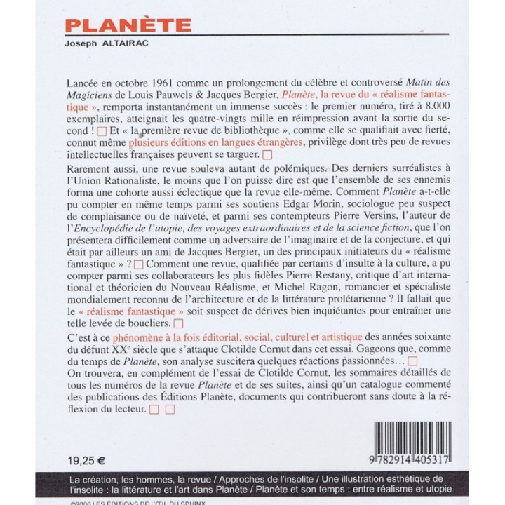 La revue Planète (1961-1968) : Une exploration insolite de l'expérience humaine dans les années soixante