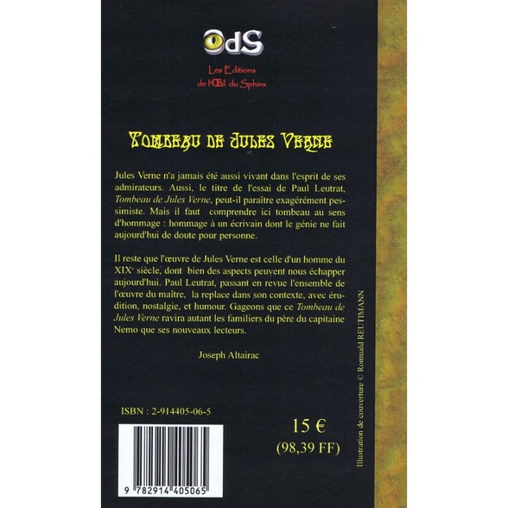 Tombeau de Jules Verne - Le tour du monde en 64 ouvrages