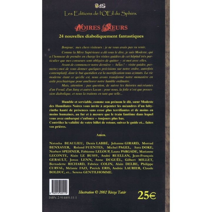 Noires Soeurs : Antiphonaire Sacrilège en 24 Chants