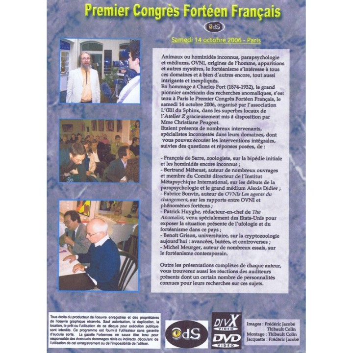DVD - Premier Congrès Fortéen Français - 14 Octobre 2006