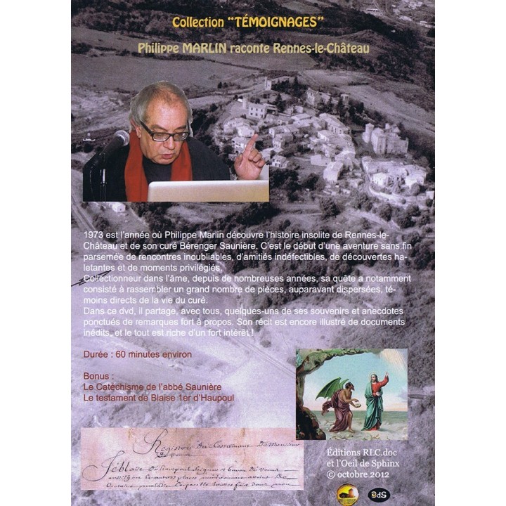 DVD - Philippe Marlin raconte Rennes-le-Château