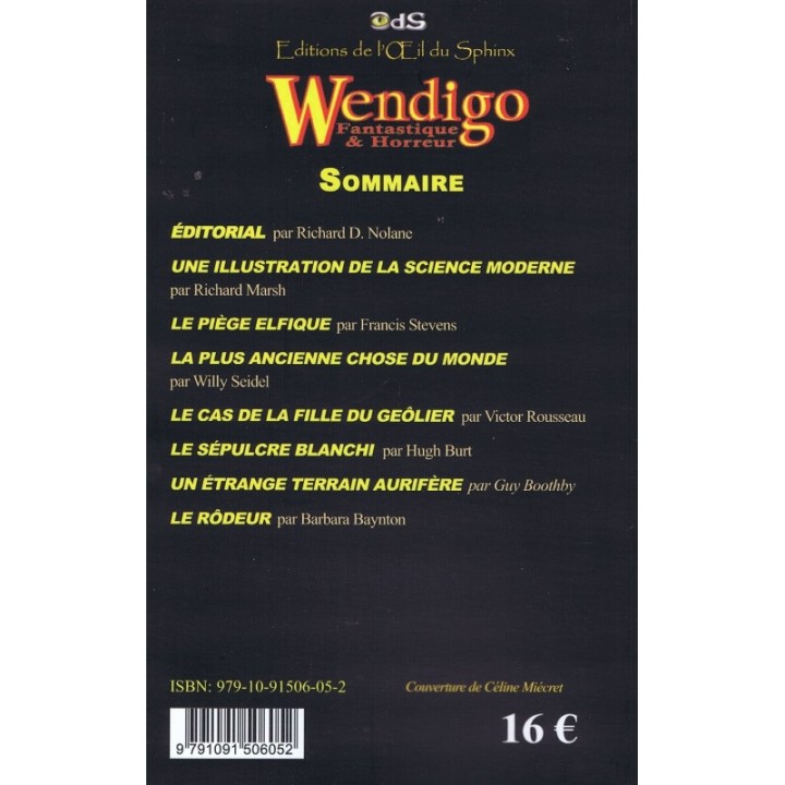 Wendigo - Fantastique & Horreur - Volume 02