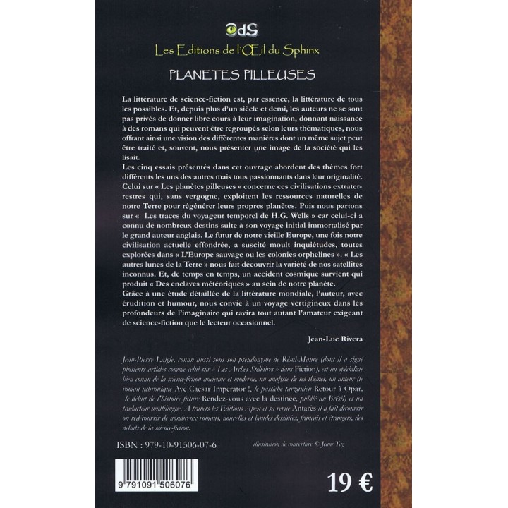 Planètes Pilleuses et autres thématiques de la science-fiction