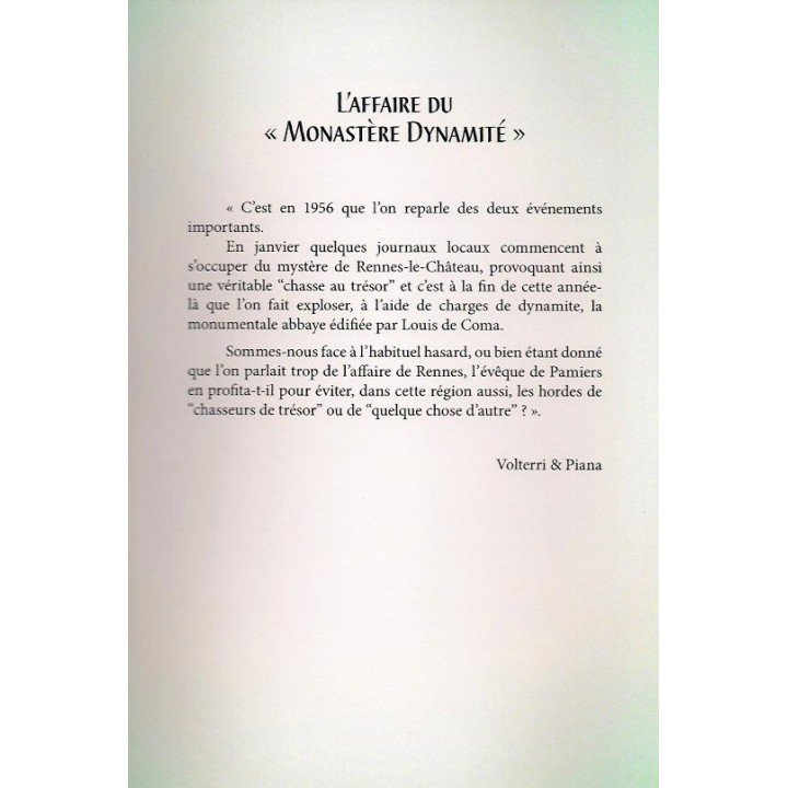 De Rennes-le-Château à l'Ariège : L'Affaire du "Monastère Dynamité"