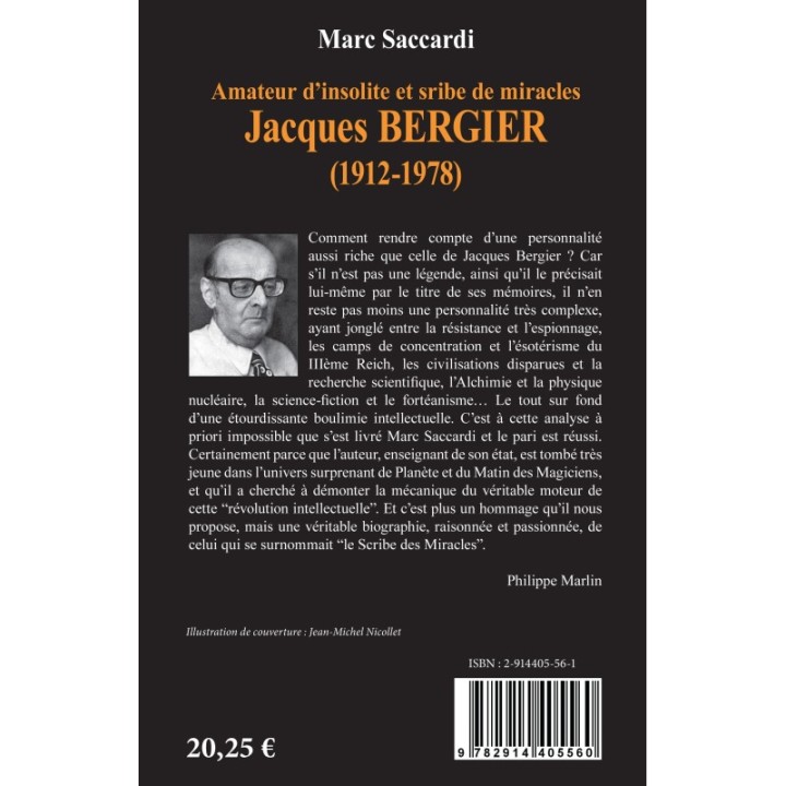 Jacques Bergier (1912-1978) - Amateur d'Insolite et Scribe de Miracles