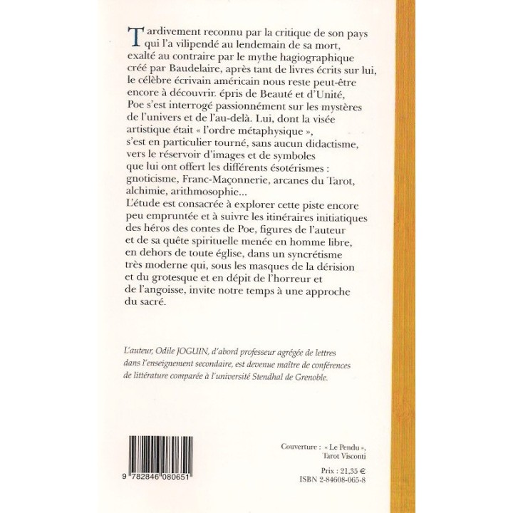 Itinéraire initiatique d’Edgar Poe