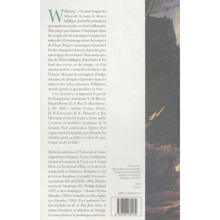 Frontières Barbares - L’espace Imaginaire Américain de C.B. Brown à Jim Morrison