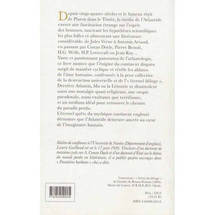 L’Éternel Déluge : Voyage dans les littératures Atlantidiennes
