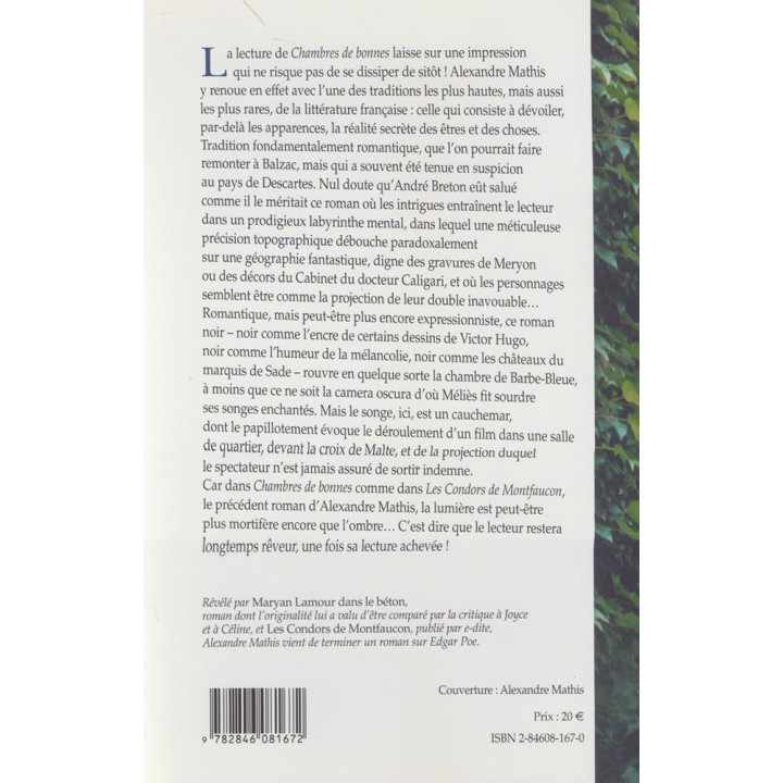 Chambres de Bonnes : Le Succube du Temple