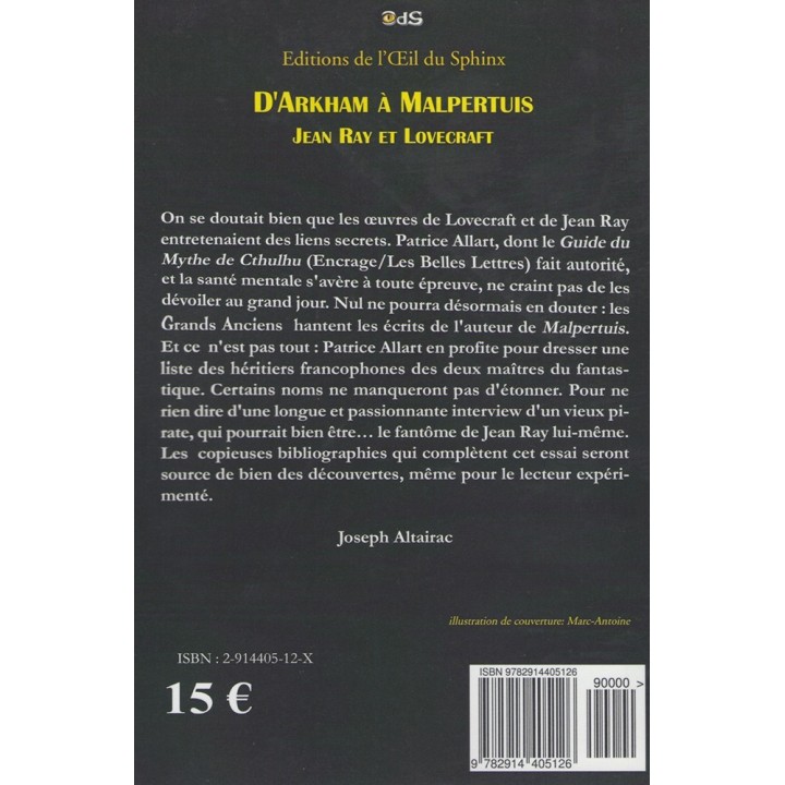D'Arkham à Malpertuis : Jean Ray & Lovecraft