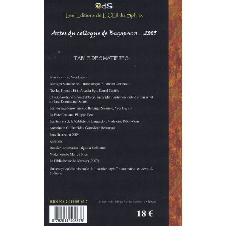 Actes du Colloque d'Études & de Recherches sur Rennes-le-Château 2009