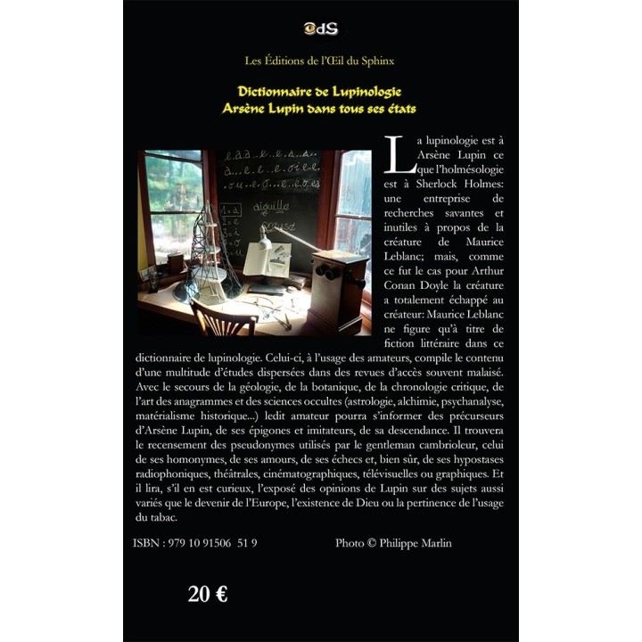 Dictionnaire de Lupinologie - Arsène Lupin dans tous ses états