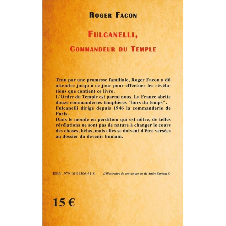 Fulcanelli - Commandeur du Temple
