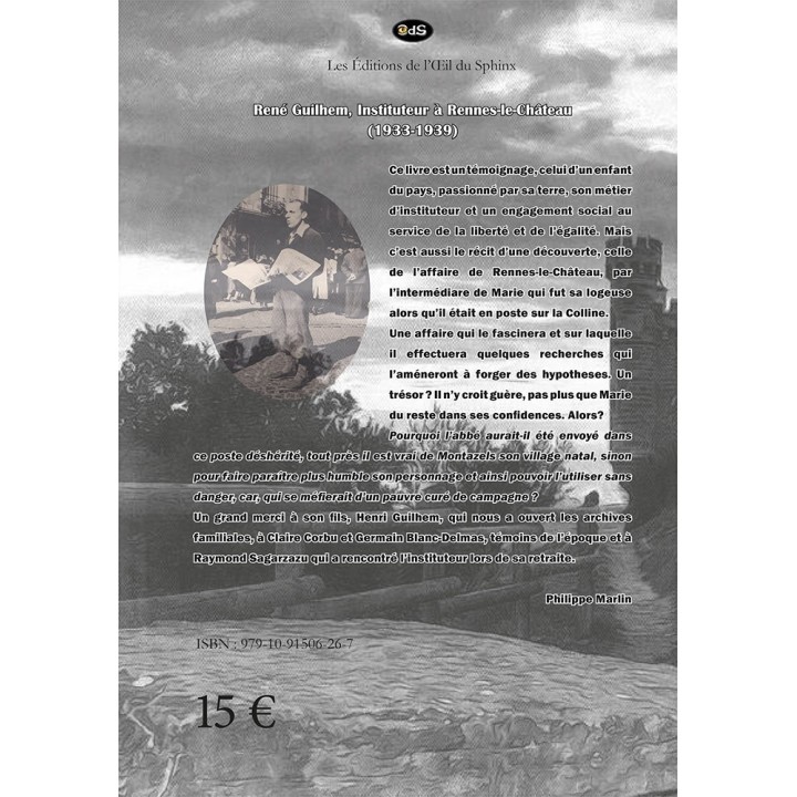 René Guilhem, Instituteur - Rennes-le-Château - 1933-1939