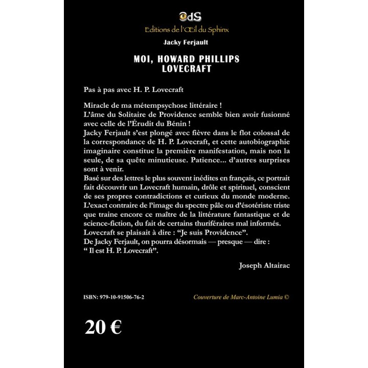 Moi Howard Phillips Lovecraft