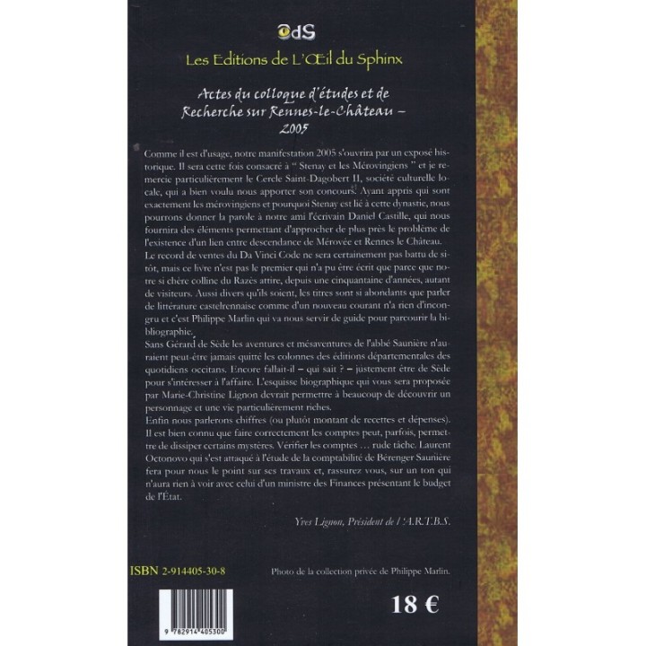 Actes du Colloque d'Études & de Recherches sur Rennes-le-Château 2005