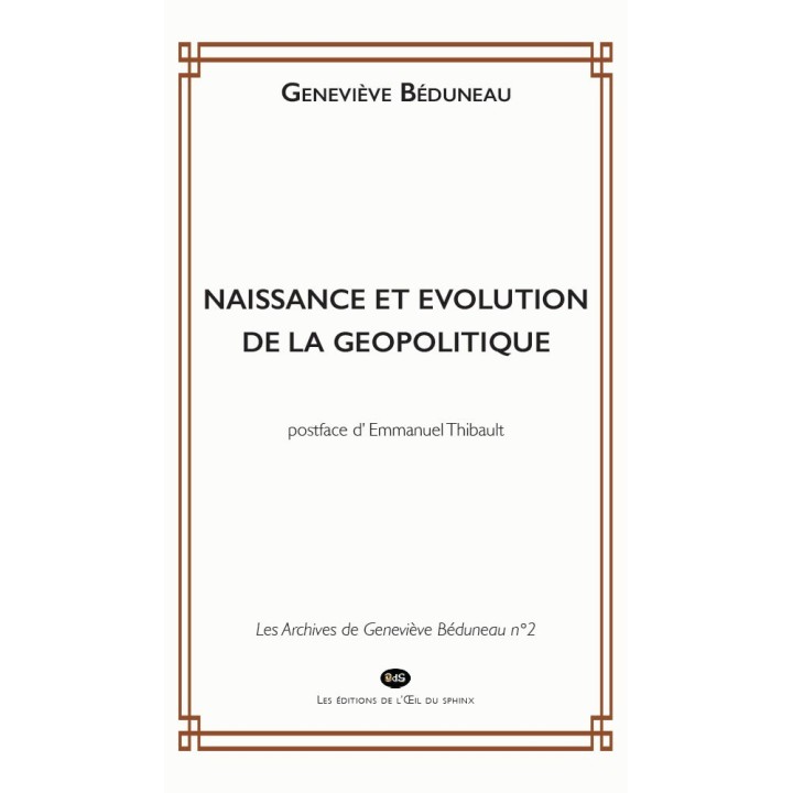 Naissance et évolution de la géopolitique