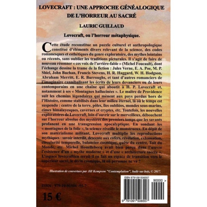 Lovecraft : Une Approche Généalogique de l'Horreur au Sacré