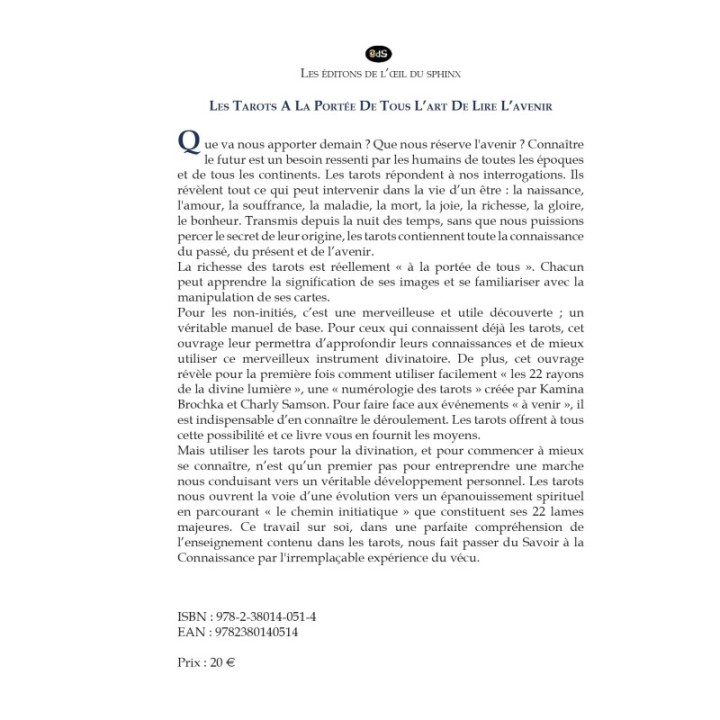 Les Tarots A La Portée De Tous L’art De Lire L’avenir