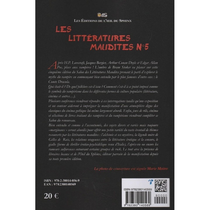 Les Littératures Maudites N°5 - dédié au Vampirisme
