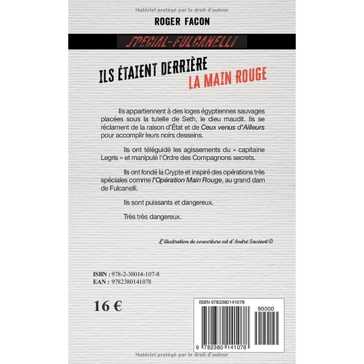 SPECIAL FULCANELLI - ILS ÉTAIENT DERRIÈRE LA MAIN ROUGE
