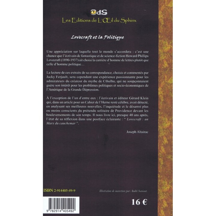 Lovecraft et la Politique
